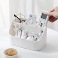 thumbnail image 4 of Cagogo Desktop Organizer, Removable Divider Storage Box, Plastic Office Desk Organizer, Multifunctional Makeup Organizer, Cosmetic Storage Container for Office Desk and Home Vanity, Small Desktop, 4 of 6