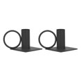thumbnail image 3 of Metal Candle Holders, 2Pcs Frosted Surfaces Black Iron Candle Holders  For Table, 3 of 8
