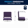 thumbnail image 3 of Grandstand Comfort Seats by Flash with Ultra-Padded Seat in Red, 3 of 9