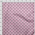 thumbnail image 3 of oneOone Polyester Lycra Fabric Floral & Flying Swan Block Print Fabric BTY 56 Inch Wide, 3 of 4