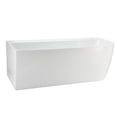 thumbnail image 1 of A&E Bath and Shower Silqua 59 In. X 29.5 In. Left Corner Freestanding Bathtub In Glossy White, 1 of 1