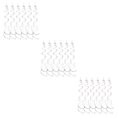 thumbnail image 4 of mmirethe 6pack/lot Swirl Pendant For Graduation Celebration Exquisite Craft Wide Application Birthday Star Spiral Pendant PVC Silver 3Set, 4 of 6