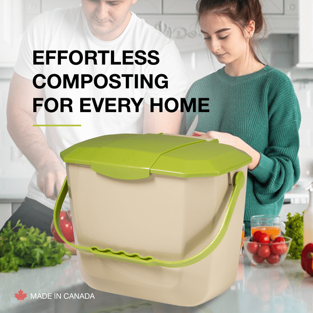 Nova Products 2 Gallons (8L) Kitchen Organic Food Waste Collection