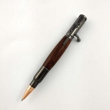 Rbaofujie Wooden Ballpoint Pen, Ballpoint Pen, Fine Point, Black Ink, 1 Count