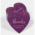 thumbnail image 2 of Inkdotpot Real Rose Gold Foil Thanks For Celebrating With Me Birthday Tags Favor Hang Paper Tags 50 Pieces, 2 of 6