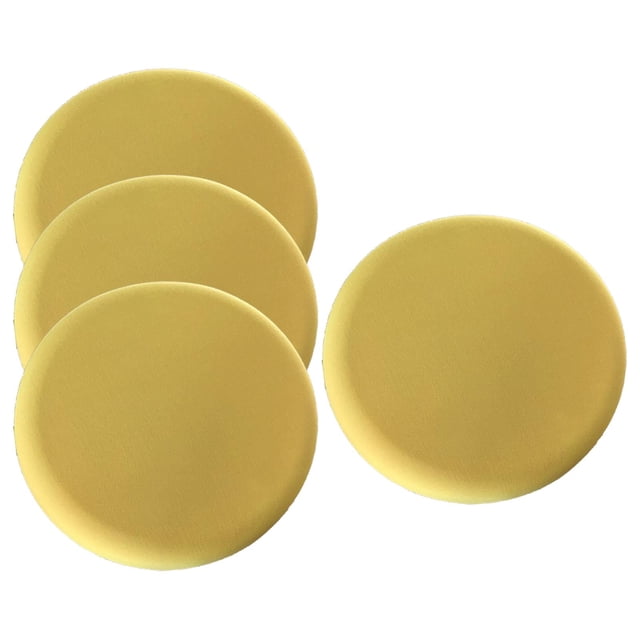 GROWTH TANK Bar Stool Covers Round Washable Protector Stool Slipcover for 12-18 inch Chair yellow