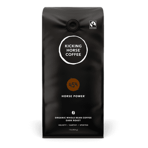 Kicking Horse Coffee - 454 Horse Power - Dark Roast - 454g Whole Bean