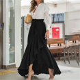 thumbnail image 4 of Ketyyh-chn99 Robe Femme Robe Courte Robe de Soirée Robe Droite Unie pour Vacances Robe à Enfiler Robe de Plage Noir,4TG, 4 of 5