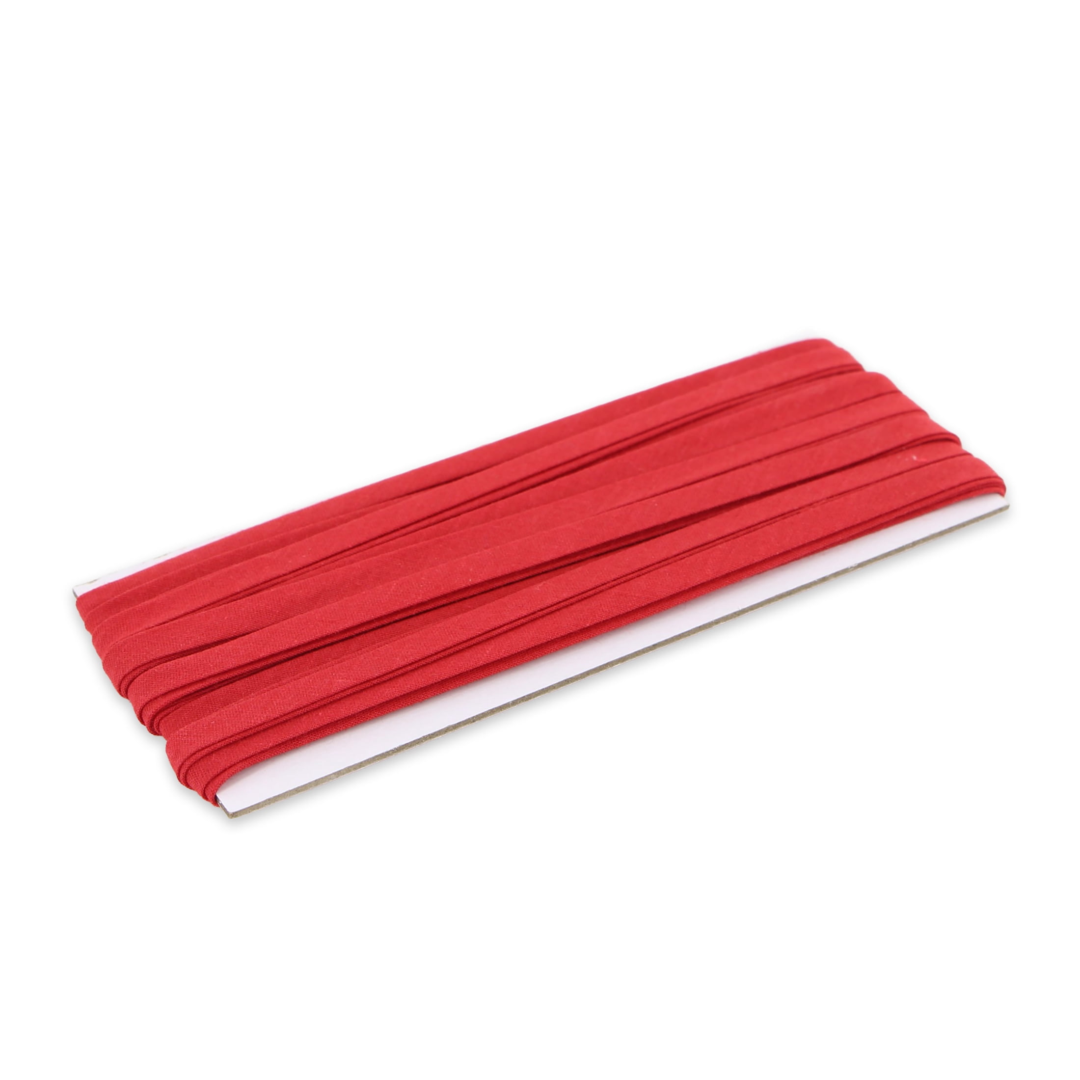 UNIQUE double Fold Bias Tape, 7 mm (0.28 po) × 3.7 m (4.05 vg), Polyester-Cotton, blanc