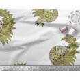 thumbnail image 3 of Soimoi Velvet Fabric Peacock Block Print Sewing Fabric Yard 58 Inch Wide, 3 of 3
