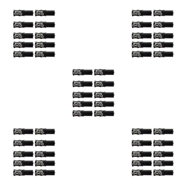 Thinsony 10 Pcs Bicycle Cable End Caps Professional Wear-resistant Universal Shifting Brake Black 5Set
