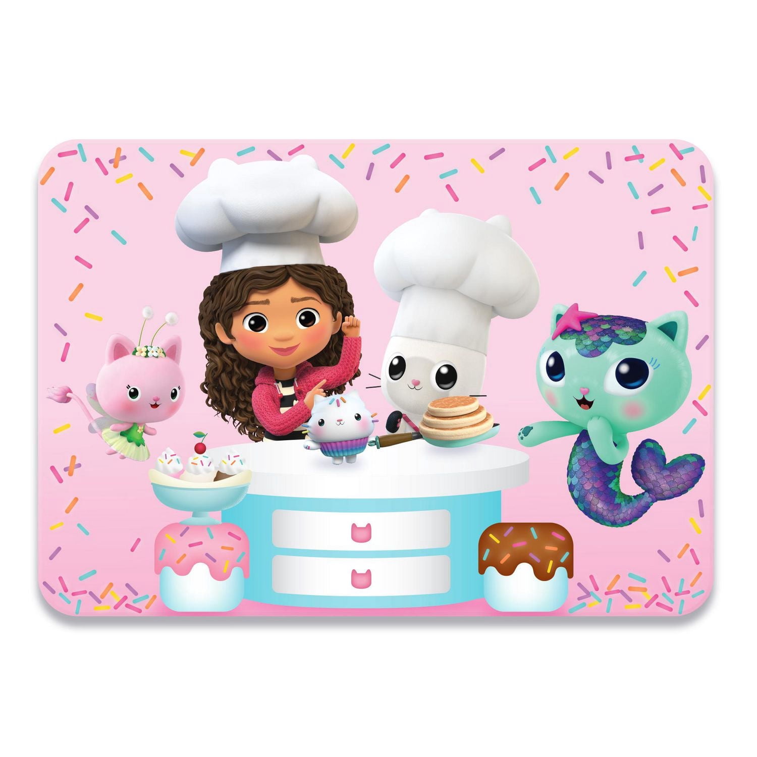 Napperon Gabbys Dollhouse "Let's Bake"