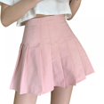 thumbnail image 1 of Jupe Plissée Mini pour Femmes Taille Haute Jupe Ajustée Jupe Plissée d'Été, 1 of 6
