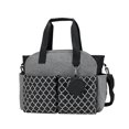 thumbnail image 4 of Multifunctional Baby Diaper Mummy Changing Bag for Mom and Dad Keys Bottle Black Gray, 4 of 8