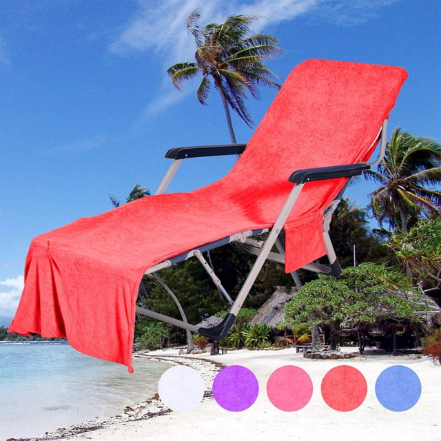 KITTEHIGM Chair Beach Towel Chair Beach Towel Cover Microfiber Pool Chair Discount Items Sales #11