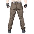 thumbnail image 3 of Wangscanis Men Cargo Pants, Zipper Button Closure Solid/Snakeskin Print Casual Pants Trousers with Pockets, 3 of 3