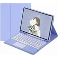 thumbnail image 1 of MYKOMI iPad 9th/8th/7th Generation Keyboard Case with Touchpad and Pencil Holder, Round Keys Detachable Trackpad Keyboard for iPad9/iPad8/iPad7/Air3/Pro10.5, 1 of 8