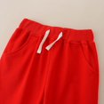 thumbnail image 4 of Kids' Solid Color Tracksuit Pants With Bunched Feet Mid Sized Hoodie Pants, 4 of 4