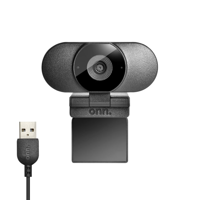 Refurbished Onn. 100028731 Webcam with Autofocus, Up to 1440p Resolution, Built-in Microphone