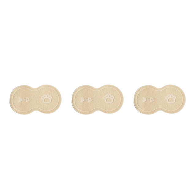 VONKY Durable And Long-lasting Cat Rug Cute And Practical Pet Mat Variety Of Styles Beige 3Set