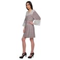 thumbnail image 4 of Moomaya Printed Cotton Wrap Lightweight Kimono Short Bathrobes For Women, 4 of 6