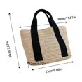 thumbnail image 2 of Sac Fourre-Tout de Plage en Toile Spacieux et Durable pour Sorties à la Plage et Cadeaux Multicolore, 2 of 2