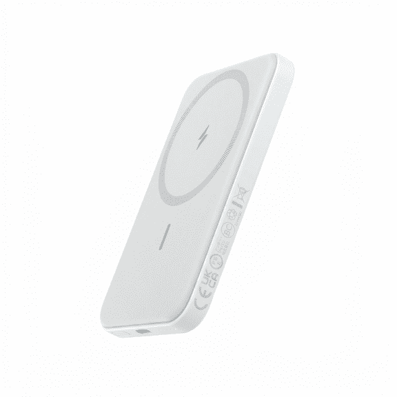 Anker 5000mAh Qi Magnetic Power Bank White