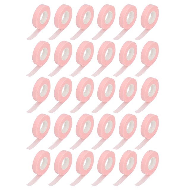 30 Rouleaux de Ruban pour Extensions de Cils Respirant Microporeux Adhésif Doux pour Peau Sensible Rose