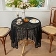 thumbnail image 4 of Nappe de Table à Manger Française pour Table Basse, Serviette en Dentelle Ajourée, Nappe Rectangulaire Décorative pour Table Ronde, 4 of 6