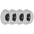 thumbnail image 3 of Wire Grommets, Desk Grommets, Brushed Silver For Office Table School PC Peripheral Computer Desk 50 Brushed, 3 of 8