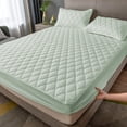 thumbnail image 1 of Cagogo under $5 Waterproof Bed Sheet, Waterproof Mattress Protector, Non Slip Fitted Bed Sheet, Full Coverage Mattress Cover, Soft Breathable Bedding Protection, Queen Size Mattress Encasement, 1 of 6