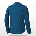 thumbnail image 4 of AherBiu Chemises en Lin pour Hommes à Manches Longues, Boutonnées, Col Montant, Plage, Décontractées, Automne, 4 of 6
