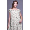 thumbnail image 2 of Bimba Robe de Nuit Imprimée pour Femmes en Rayonne Longue Robe de Nuit, 2 of 4