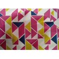 thumbnail image 4 of oneOone Cotton Silk Fabric Parallelogram & Triangle Geometric Print Sewing Fabric BTY 42 Inch Wide, 4 of 4