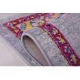 thumbnail image 3 of Ladole Rugs Geode Antique Style Polypropylene Indoor Durable Traditional Area Rug Carpet Tapis in Pink Grey, 3 of 4