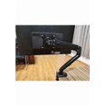 thumbnail image 4 of Adjustable 17-32 Inch Monitor Stand with Height Elevation & 360° Rotation (Portrait/Landscape), Heavy-Duty 2-9KG Load Capacity, Vertical Computer Screen Mount - Black, 4 of 5