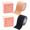 thumbnail image 2 of Coofit Ruban Adhésif pour Lifting des Seins pour Femmes 2 Rouleaux Ruban de Poitrine en Coton Ruban Rehausseur pour Seins, 2 of 10