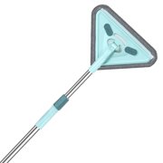 Riforla Multifunctional Triangle Mop Spliced Triangle Mop 360° Rotatable Adjustable Cleaning Mop Extendable Wall Mop with Long Handle Household Mop for Ceiling Window Floor Mop Cloth
