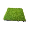 thumbnail image 2 of Almencla Artificial Grass Tiles Artificial Grass Turf for Balcony Backyard Porch Light Green, 2 of 8