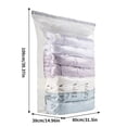 thumbnail image 1 of Sacs de Rangement à Compression sous Vide - Économie d'Espace pour Voyage et Organisation de Garde-Robe, Aucune Pompe Requise, Matériau Durable, JKODE, 1 of 9