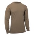 thumbnail image 3 of Rothco T-Shirt à Manches Longues Uni - Marron, 3 of 4