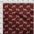 thumbnail image 2 of oneOone Cotton Flex Fabric Fox Block Decor Fabric Printed BTY 40 Inch Wide, 2 of 4