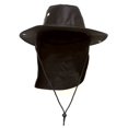 thumbnail image 2 of Top Headwear Chapeau Bob Safari Explorer avec Couvre-Cou à Rabat - Noir, TG, 2 of 2