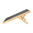 thumbnail image 1 of GROWTH TANK Wood Dog Ramp Non Slip Carpet Ladder Durable Folding Pet Dog Climbing Ladder for M, 1 of 9