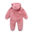 thumbnail image 3 of Adorable Barboteuse à Capuche à Manches Longues avec Fermeture Éclair pour une Tenue Douillette de Bébé, 3 of 5