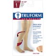 thumbnail image 3 of Truform Bas Cuisse, Bout Ouvert, Dessus à Pois : 30 - 40 mmHg, Beige, Très Grand, 3 of 7