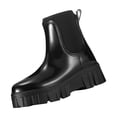 thumbnail image 1 of LOVZFMLL Bottes pour Femmes Bottines à la Cheville Bout Rond Imperméables Talon Bas Épais Bottes de Pluie Printemps Automne Mode Chaussures Décontractées, 1 of 5