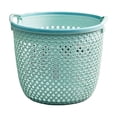 thumbnail image 2 of Laundry Baskets Plastic Round,Washing Basket Clothes Hamper,Laundry Hamper for Home,Storage Basket with Handles,Bedroom Basket Dirty Cloth Basket Clothes Laundry Hamper Hollow Storage Rack, 2 of 9