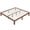 Brown Cherry, variant on Costway King Size 14'' Wooden Bed Frame Mattress Platform Wood Slats Support Natural
