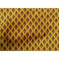 thumbnail image 4 of oneOone Cotton Poplin Fabric Argyle Style Ikat Printed Craft Fabric BTY 42 Inch Wide, 4 of 4